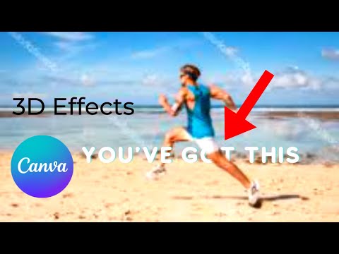 How to Create a 3D effect in Canva  🌻 [Video]