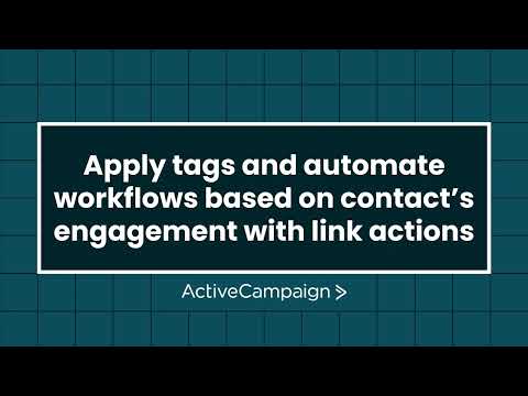 NOW add Link Actions to text, buttons, and images in email designer [Video]
