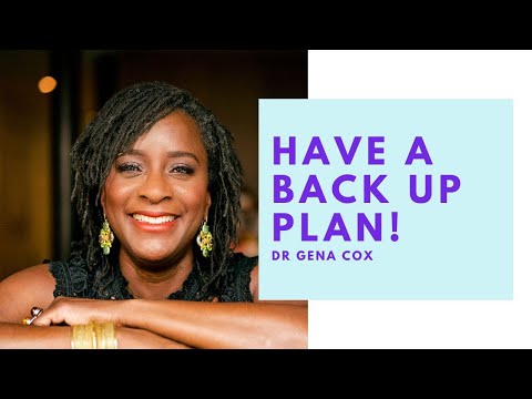 Always Have A Back Up Plan! – Dr Gena Cox #genacox #harshaboralessa #leadinginclusion [Video]