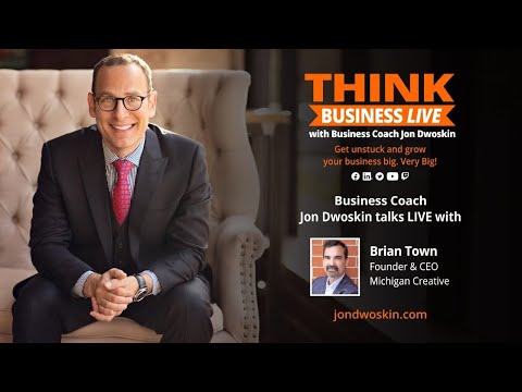 THINK Business LIVE with Brian Town, Founder & CEO of Michigan Creative [Video]