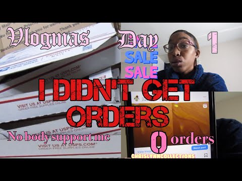 Vlogmas Day 1:Starting a Business is not easy | blackfriday prep [Video]