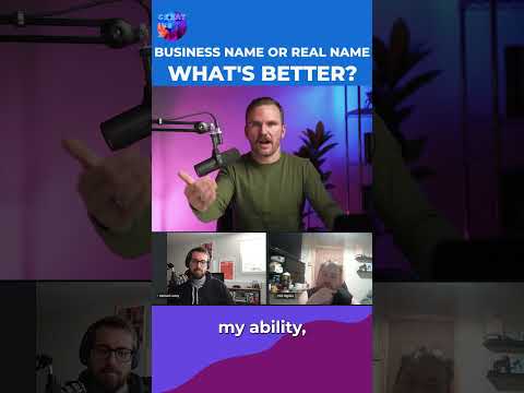 Business Name vs. Personal Name – Which Should I Use? 🤔 [Video]