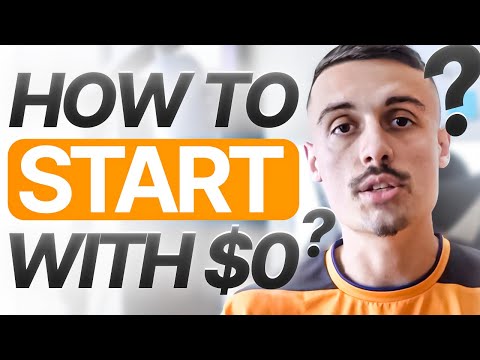 How To Start A Business With $0 in 2023 (For Beginners!) [Video]