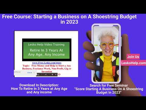 Free Course: Starting a Business on A Shoestring Budget in 2023 [Video]