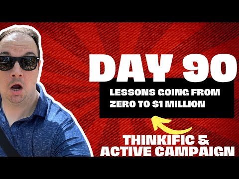 DAY 90 – The Journey from ZERO to $1M Continues – Starting the Framework with Thinkific [Video]