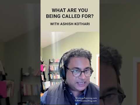 What Are You Being Called For? (with Ashish Kothari) #shorts [Video]