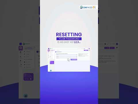Reset your ONPASSIVE Ecosystem password with ease. [Video]