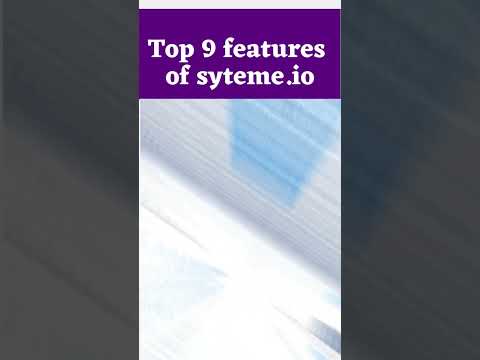 top 9 features of Systeme io [Video]