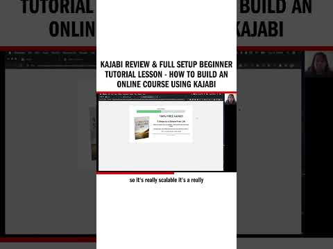 Kajabi Review & FULL Setup Beginner Tutorial Lesson – How To Build An Online Course Using Kajabi [Video]