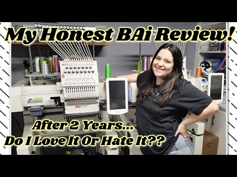 HONEST Review Of My Bai Embroidery Machine & Starting A Business With $150! Start A Business In 2023 [Video]