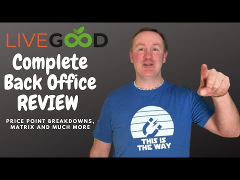 LiveGood Back office and Members area complete review with product pricing [Video]