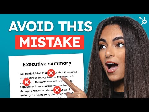 How To Write An Executive Summary Like a PRO [Video]