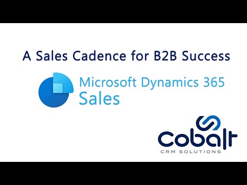 Sales Cadence for B2B Success [Video]