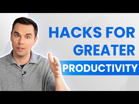 Hacks For Greater Productivity (1-Hour Class!) [Video]