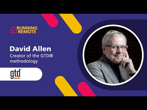 Meet David Allen, author of Getting Things Done ( @gtd ) at Running Remote 2023 in Lisbon! [Video]
