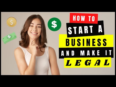 How to Legally Start a Business 2023 (Step By Step) LLC, EIN & Licenses for Startup & Small Business [Video]