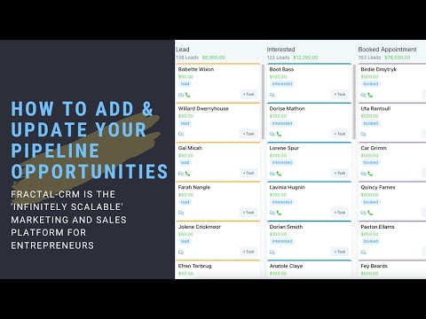 How To Add & Update Your Pipeline Opportunities [Video]