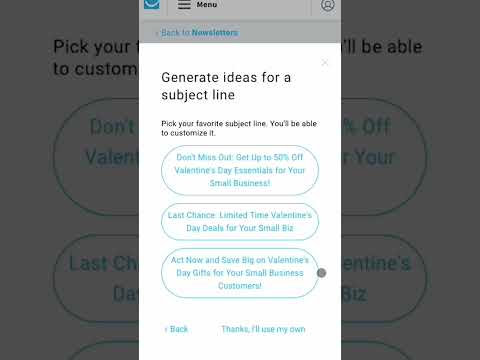 Crafting the perfect subject line has never been this easy! Try our new AI generator #ai [Video]