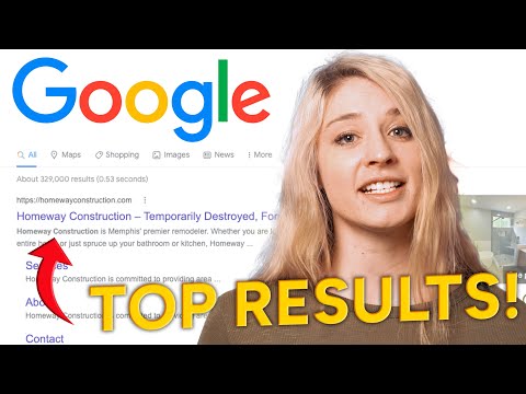 4 SEO Tips for Websites (SHOW UP ON GOOGLE!) [Video]
