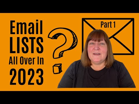How To Start & Grow An Email List In 2023 | Part 1 [Video]