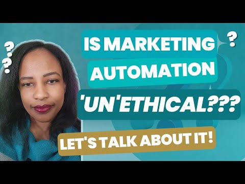 Is Marketing Automation Ethical For Your Coaching Business – Let’s Talk! [Video]