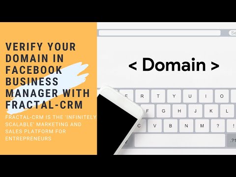 How to Verify Your Domain on Facebook Using Fractal CRM [Video]