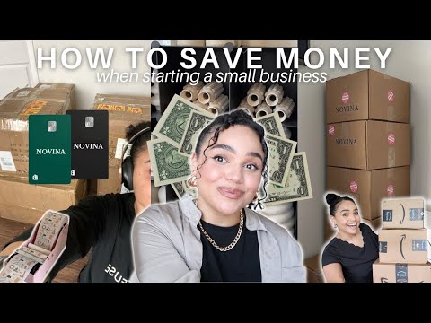 WAYS TO SAVE MONEY WHEN STARTING A SMALL BUSINESS // On supplies, packaging, inventory pieces + more [Video]