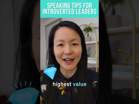 Speaking Tips for Introverted Leaders #shorts [Video]