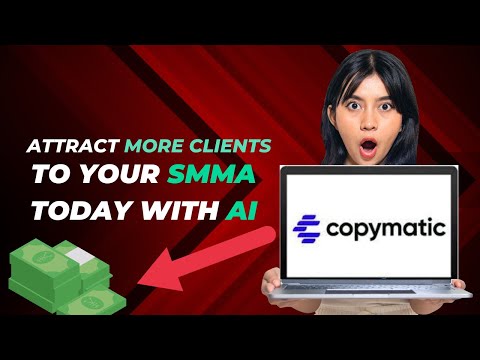 “Unlock the Power of Copymatic and Attract More Clients to Your SMMA Today!” #ai #smma #trending [Video]