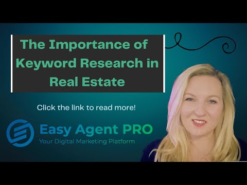 The Importance of Key Word Research in Real Estate [Video]
