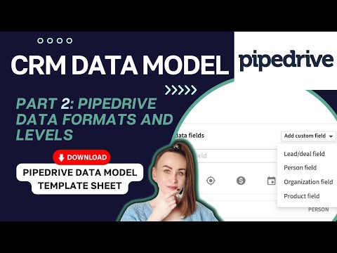 Pipedrive Sales Data Model part 2: Formats and Levels and BONUS TEMPLATE SHEET [Video]