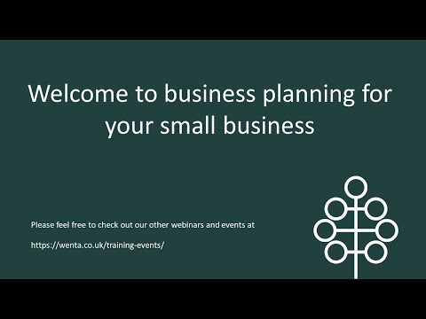 Business Planning for your small business [Video]
