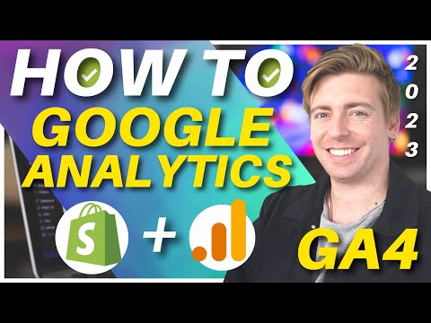 How to Set up Google Analytics 4 on Shopify & Track Sales (2023 Updated Method) [Video]