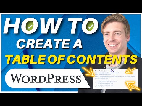 How to Create a Table of Content for WordPress (Important for SEO!) [Video]