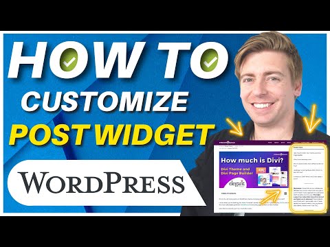 How to edit WordPress Post Sidebar Widget (Capture leads & sell more) [Video]