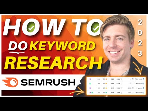 Semrush Keyword Research Tutorial for Bloggers: Semrush Keyword Magic Tool [Video]