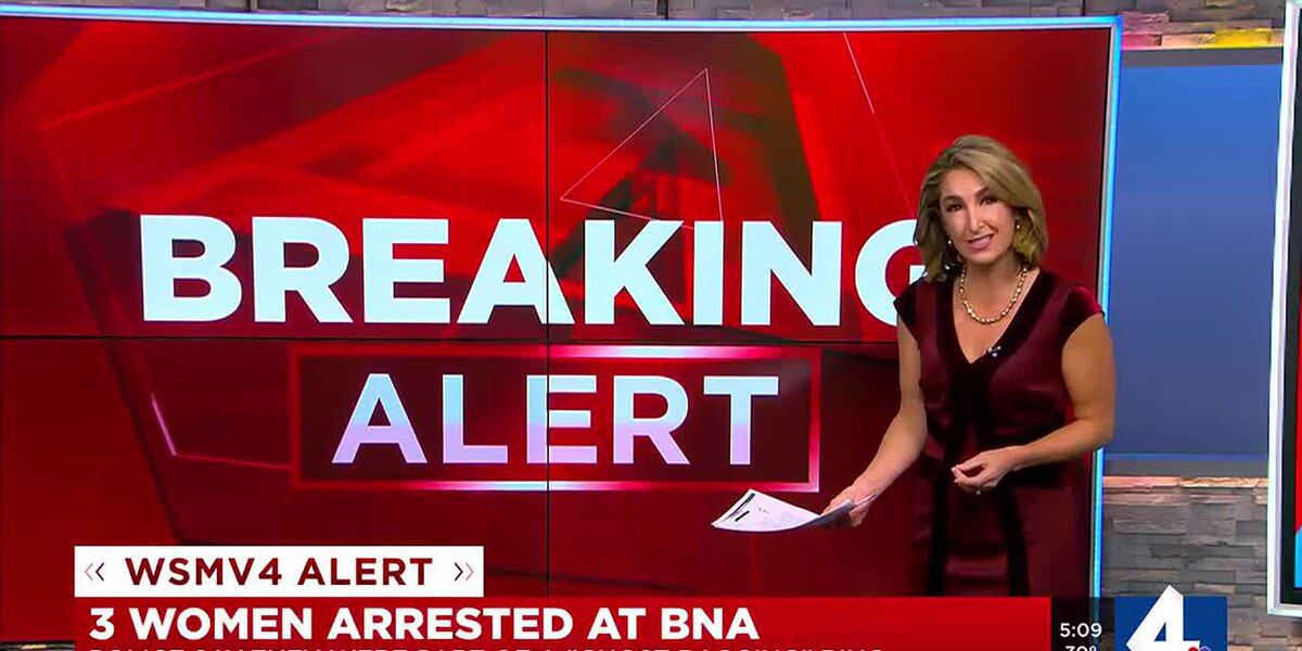 3 women arrested at BNA [Video]