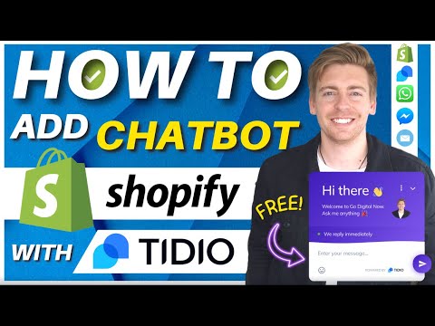 Shopify Chatbot Tutorial | Add Live Chat, Capture Leads & Drive Sales (Tidio Tutorial) [Video]
