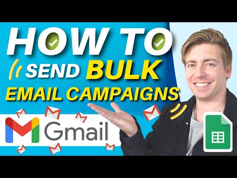 How to Send Bulk Email Campaigns in Gmail | Two Methods (Google Sheets Mail Merge) [Video]