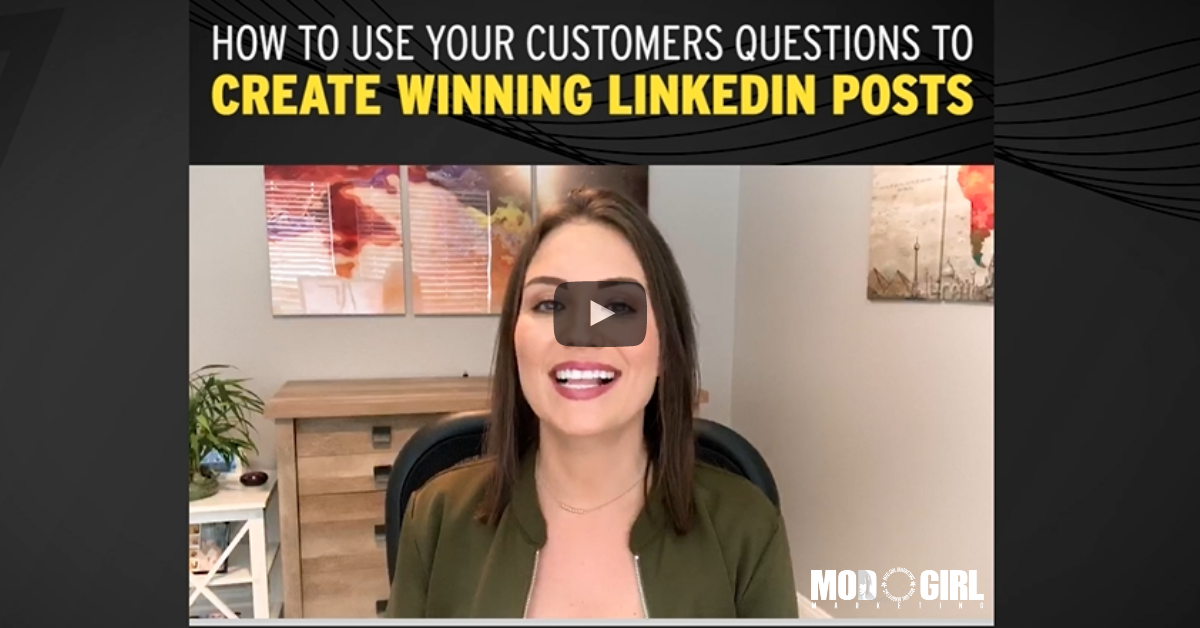 How To Turn Your Customers Questions Into LinkedIn Content [Video]