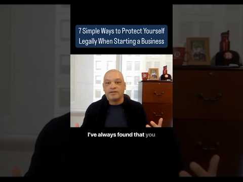 How do I protect myself and my assets when starting a business? 🤕 [Video]