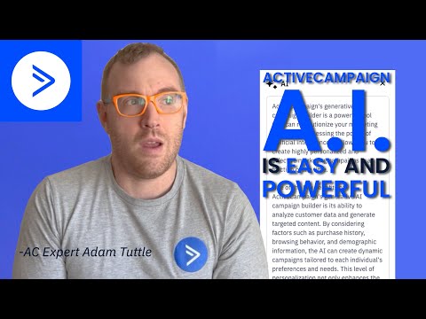 Unlocking the Power of ActiveCampaign’s A.I. Features [Video]
