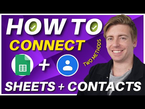 How To Connect Google Contacts to Google Sheets (Automate Leads) [Video]