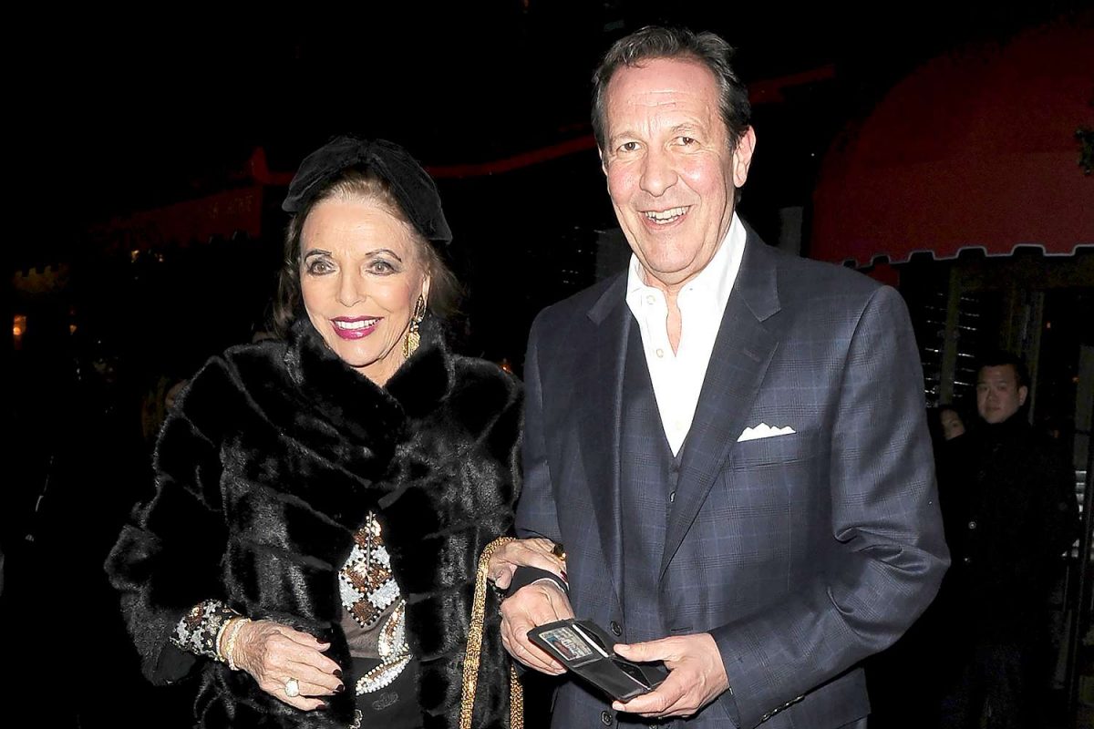 Joan Collins, 90, Wears Sheer Top for London Date Night with Husband Percy Gibson [Video]