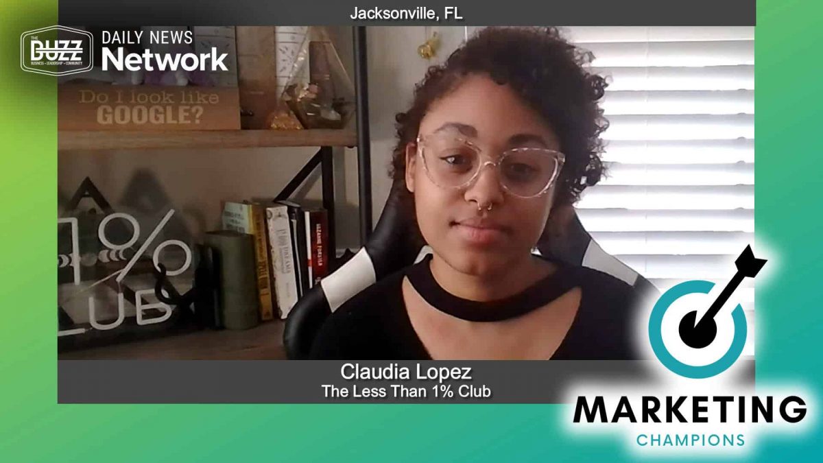 Marketing Champions with Claudia Lopez of The Less Than 1% Club [Video]