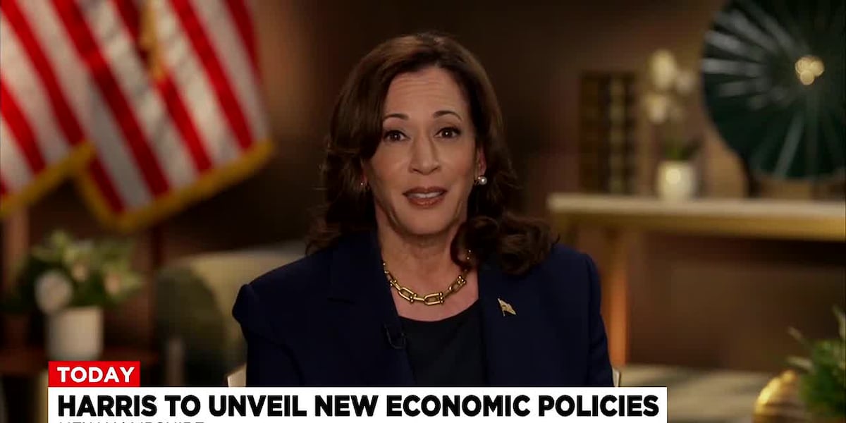 Vice President Kamala Harris set to unveil new economic policies in New Hampshire [Video]