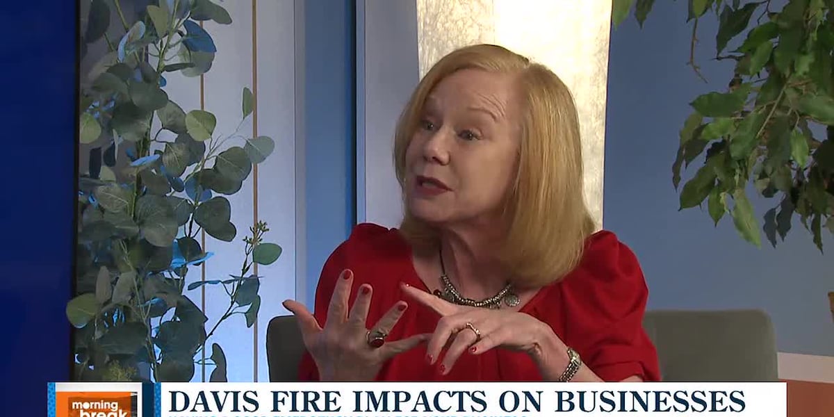 Good Biz with Liz: How business can respond to the Davis Fire, and prepare for future emergencies [Video]