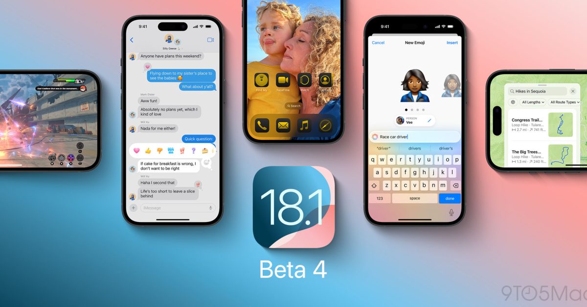 iOS 18.1 beta 4 now rolling out, including first build for iPhone 16 [Video]