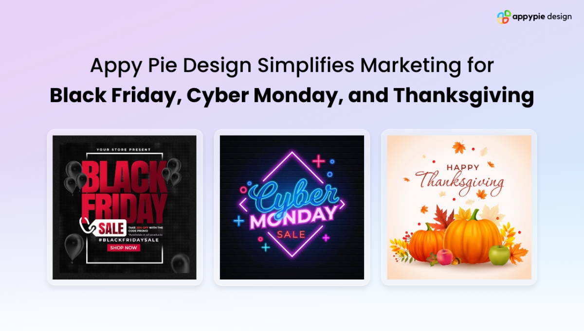 Appy Pie Design Empowers Black Friday & Cyber Monday Campaigns [Video]