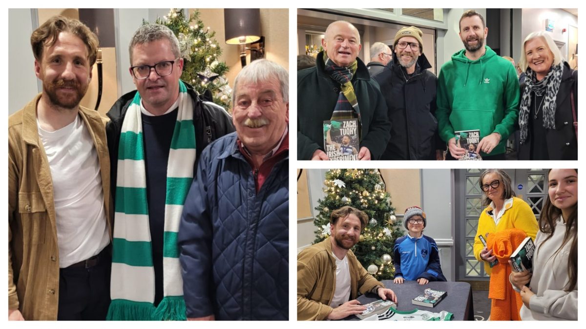 In Pictures: Heros welcome for home Town boy Zach Tuohy at his book launch [Video]